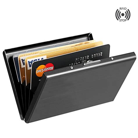 rfid stainless steel credit card holder|rfid credit card holders for women.